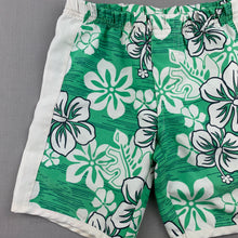 Load image into Gallery viewer, Boys Sprout, lightweight floral board shorts, elasticated, FUC, size 1