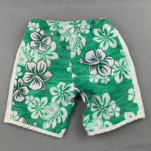 Load image into Gallery viewer, Boys Sprout, lightweight floral board shorts, elasticated, FUC, size 1