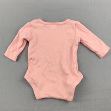 Load image into Gallery viewer, Girls Kids &amp; Co Baby, pink cotton bodysuit / romper, GUC, size 0000