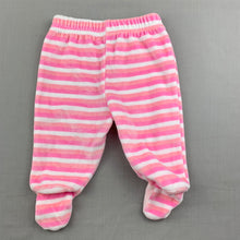 Load image into Gallery viewer, Girls My Kid, soft feel velour footed leggings / bottoms, EUC, size 0000
