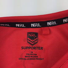 Load image into Gallery viewer, Boys NRL, St George Illawarra Dragons lightweight singlet, GUC, size 14