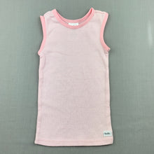 Load image into Gallery viewer, Girls Target, pink stripe cotton singlet top, EUC, size 000