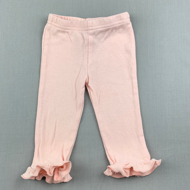 Girls Chick Pea, soft cotton leggings / bottoms, GUC, size 000