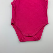 Load image into Gallery viewer, Girls Baby Berry, pink cotton bodysuit / romper, GUC, size 0000