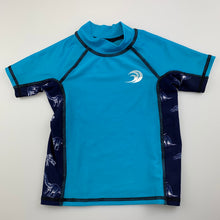 Load image into Gallery viewer, Boys Tilt, short sleeve rashie / swim top, EUC, size 1