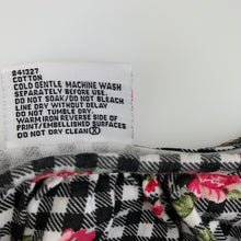 Load image into Gallery viewer, Girls Mango, checked floral cotton summer dress, EUC, size 6