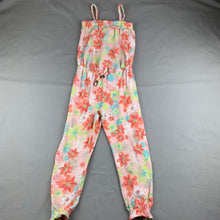 Load image into Gallery viewer, Girls Target, floral soft cotton jumpsuit, GUC, size 4