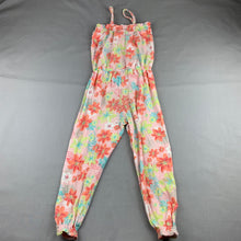 Load image into Gallery viewer, Girls Target, floral soft cotton jumpsuit, GUC, size 4