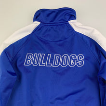 Load image into Gallery viewer, Unisex NRL Official, Canterbury Bulldogs zip up jacket / track top, GUC, size 4