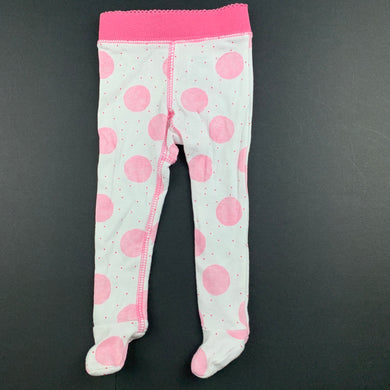 Girls Dymples, cotton footed leggings / bottoms, EUC, size 0000