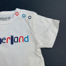 Load image into Gallery viewer, Boys Timberland, cream cotton t-shirt / top, GUC, size 0000