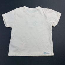 Load image into Gallery viewer, Boys Timberland, cream cotton t-shirt / top, GUC, size 0000