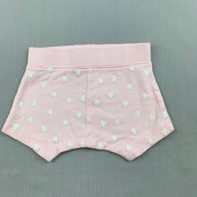 Load image into Gallery viewer, Girls Anko Baby, pink soft cotton shorts, elasticated, EUC, size 000