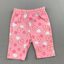 Load image into Gallery viewer, Girls Sprout, soft cotton floral leggings / bottoms, EUC, size 0000