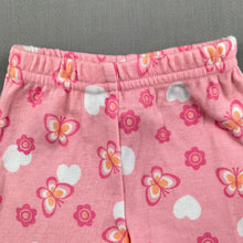 Load image into Gallery viewer, Girls Sprout, soft cotton floral leggings / bottoms, EUC, size 0000