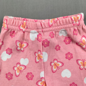 Girls Sprout, soft cotton floral leggings / bottoms, EUC, size 0000