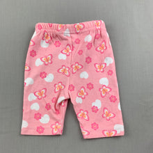 Load image into Gallery viewer, Girls Sprout, soft cotton floral leggings / bottoms, EUC, size 0000