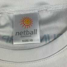 Load image into Gallery viewer, Girls Netball Australia, sports / activewear top, EUC, size 10