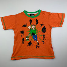 Load image into Gallery viewer, Boys Cartoon Network, Ben 10 cotton t-shirt / top, GUC, size 5