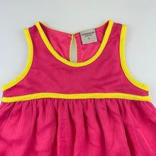 Load image into Gallery viewer, Girls Emerson, lined pink tulle party dress, L: 60cm, FUC, size 5