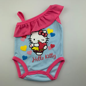 Girls Child of Mine, Hello Kitty cotton romper, EUC, size 000