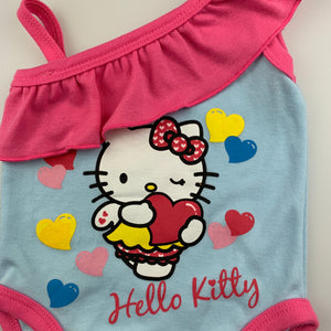 Girls Child of Mine, Hello Kitty cotton romper, EUC, size 000