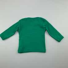 Load image into Gallery viewer, Boys Cotton On Baby, green cotton long sleeve top, EUC, size 0000