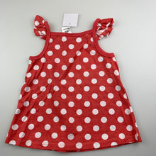 Load image into Gallery viewer, Girls Tiny Little Wonders, cotton frill singlet top, NEW, size 1