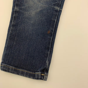 Girls Diesel Pump, dark denim cropped jeans, adjustable, Inside leg: 34cm, FUC, size 5