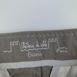 Unisex Chateau De Sable, stretch cotton cropped pants, adjustable, Inside leg: 26.5cm, NEW, size 6