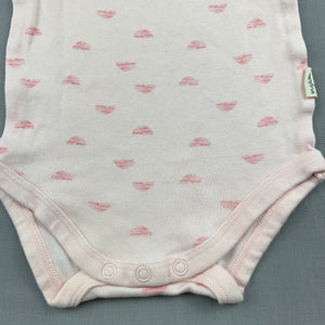 Girls Anko Baby, soft organic cotton bodysuit / romper, EUC, size 000