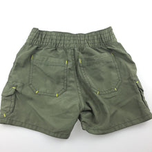 Load image into Gallery viewer, Boys Pumpkin Patch, khaki lightweight shorts / boardies, GUC, size 1