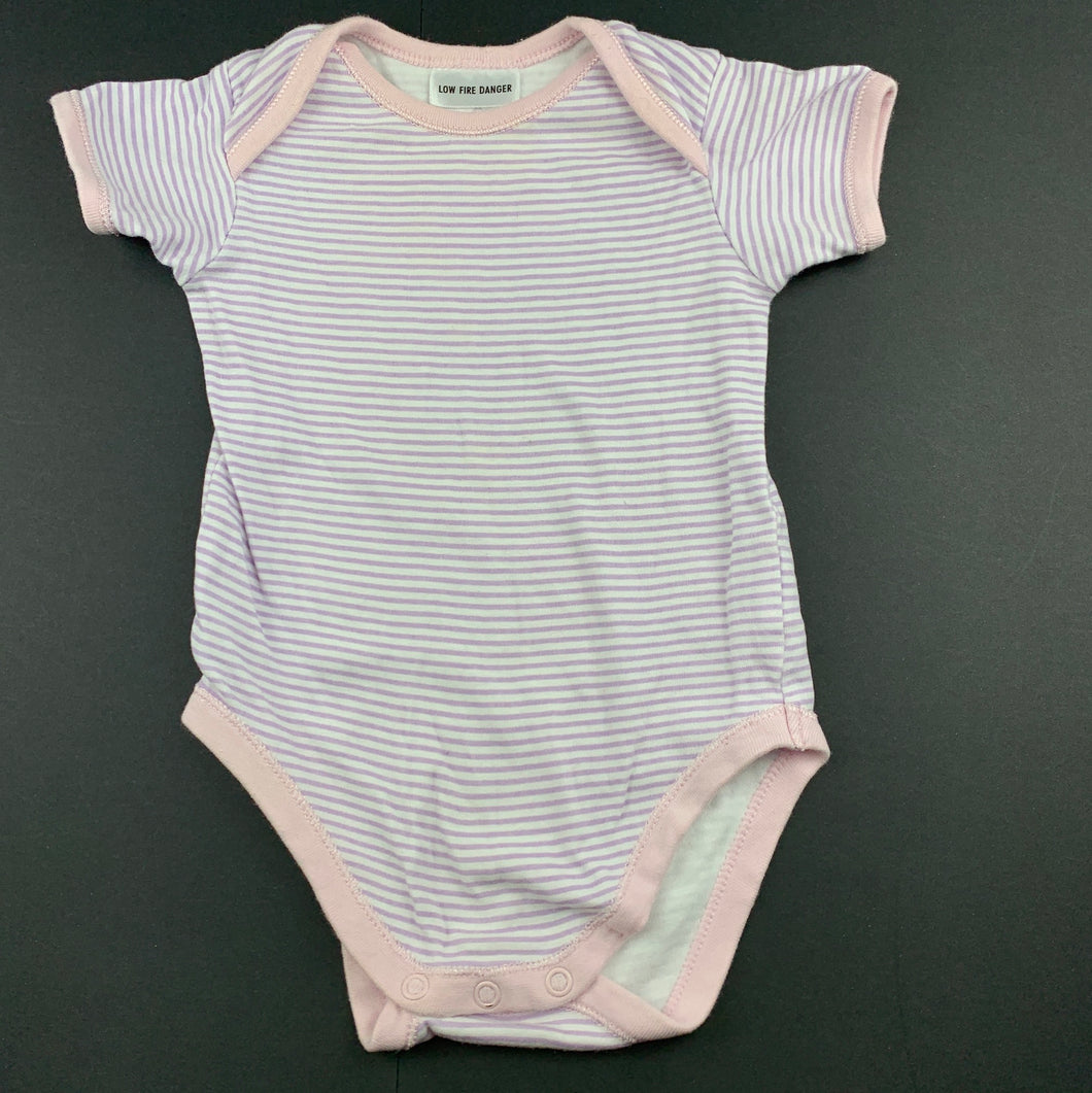 Girls Target, soft cotton bodysuit / romper, FUC, size 00