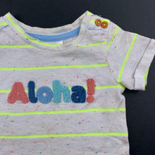 Load image into Gallery viewer, Boys Sprout, striped soft feel t-shirt / top, EUC, size 0000