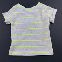 Load image into Gallery viewer, Boys Sprout, striped soft feel t-shirt / top, EUC, size 0000