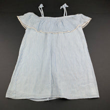 Load image into Gallery viewer, Girls H&amp;T, lined lightweight cotton casual summer dress, GUC, size 6, L: 59cm approx