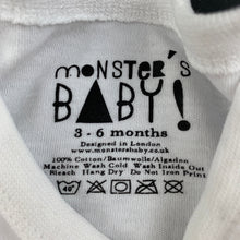 Load image into Gallery viewer, Boys Monsters Baby, white bodysuit / romper, submarine, FUC, size 00,  