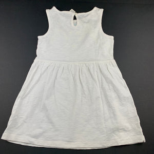 Girls Osh Kosh B'Gosh, white cotton floral top, EUC, size 6,  