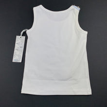 Load image into Gallery viewer, Boys Arthur Ave, white &amp; navy cotton pirate vest / top, NEW, size 2,  