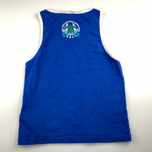 Load image into Gallery viewer, Boys Quiksilver, blue cotton singlet / tank top, turtle, GUC, size 4,  