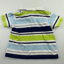 Load image into Gallery viewer, Boys Target, striped cotton polo shirt / top, FUC, size 00,  