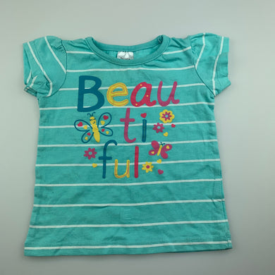 Girls Tiny Little Wonders, cotton t-shirt / top, butterfly, FUC, size 00,  