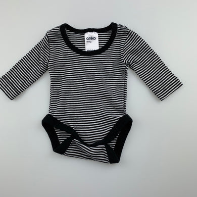 Unisex Anko Baby, lightweight cotton bodysuit / romper, EUC, size 5,  