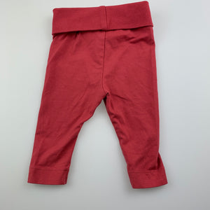 Unisex H&M, organic cotton blend leggings / bottoms, EUC, size 0000,  