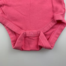 Load image into Gallery viewer, Girls Baby Lamb, pink cotton bodysuit / romper, cherries, GUC, size 0000,  