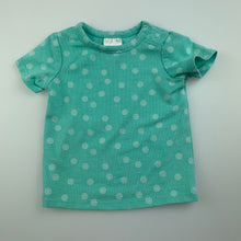 Load image into Gallery viewer, Girls Target, aqua soft feel t-shirt / top, GUC, size 0000,  