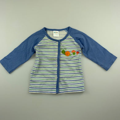 Unisex Cerisi, lightweight cotton long sleeve top, GUC, size 000,  