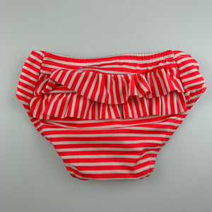 Girls Seafolly, striped swim bottoms, GUC, size 2,  