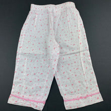 Load image into Gallery viewer, Girls Baby World, lightweight cotton pyama pants, GUC, size 1,  