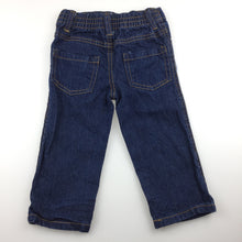 Load image into Gallery viewer, Unisex Denim, jeans, elasticated waist, EUC, size 12 months